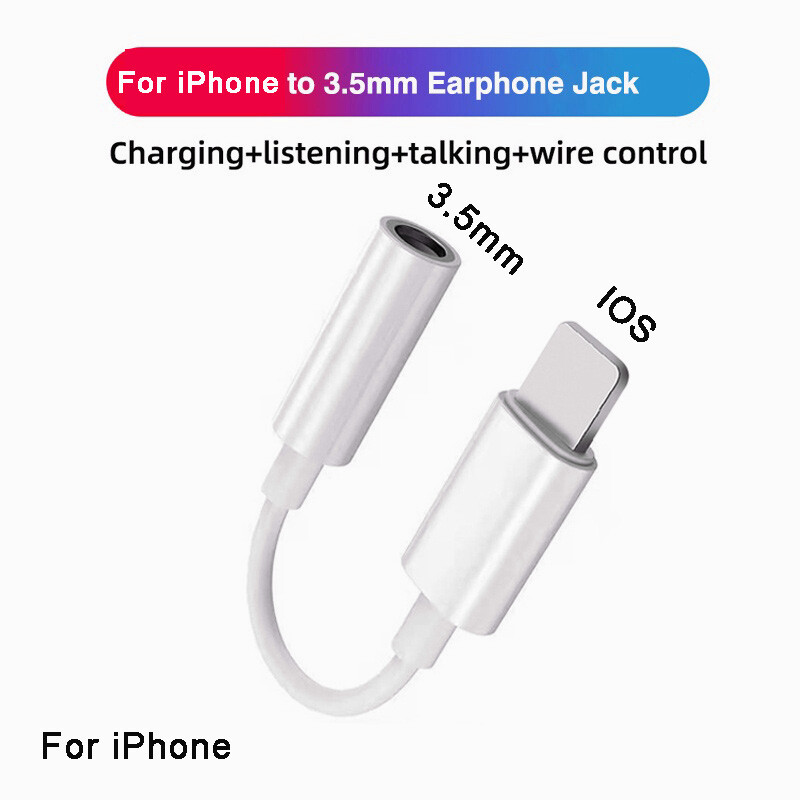 LC7355 LIGHTNING TO 3.5MM AUDIO LEAD ADAPTOR LEAD 10CM MFI PRO2 main image 0