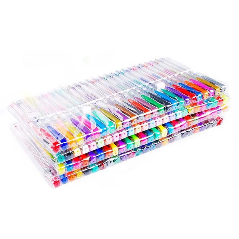Gel Pens Piece Pen Set Glitter Neon Metallic Swirl Art NEW regular