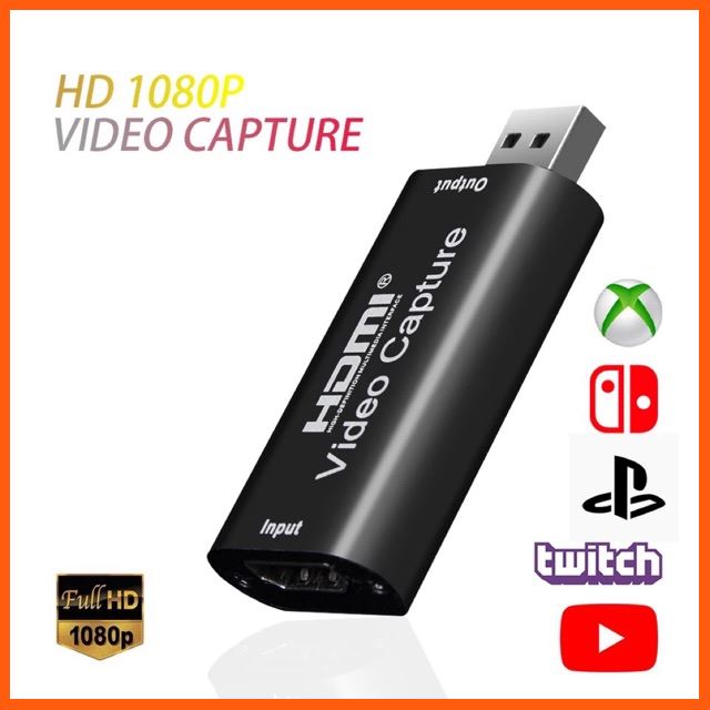 #ลดราคา 1080 P HDMI HDR Video Capture Card สำหรับสดสตรีมมิ่ง OBS จับภาพ USB 2.0 Grabber Recorder กล่องสำหรับ PS4 XBOX NS #ค้นหาเพิ่มเติมMINI Video Capture Card USB สาย USB Parallel Optical Digital สเตอริโอSPDIF