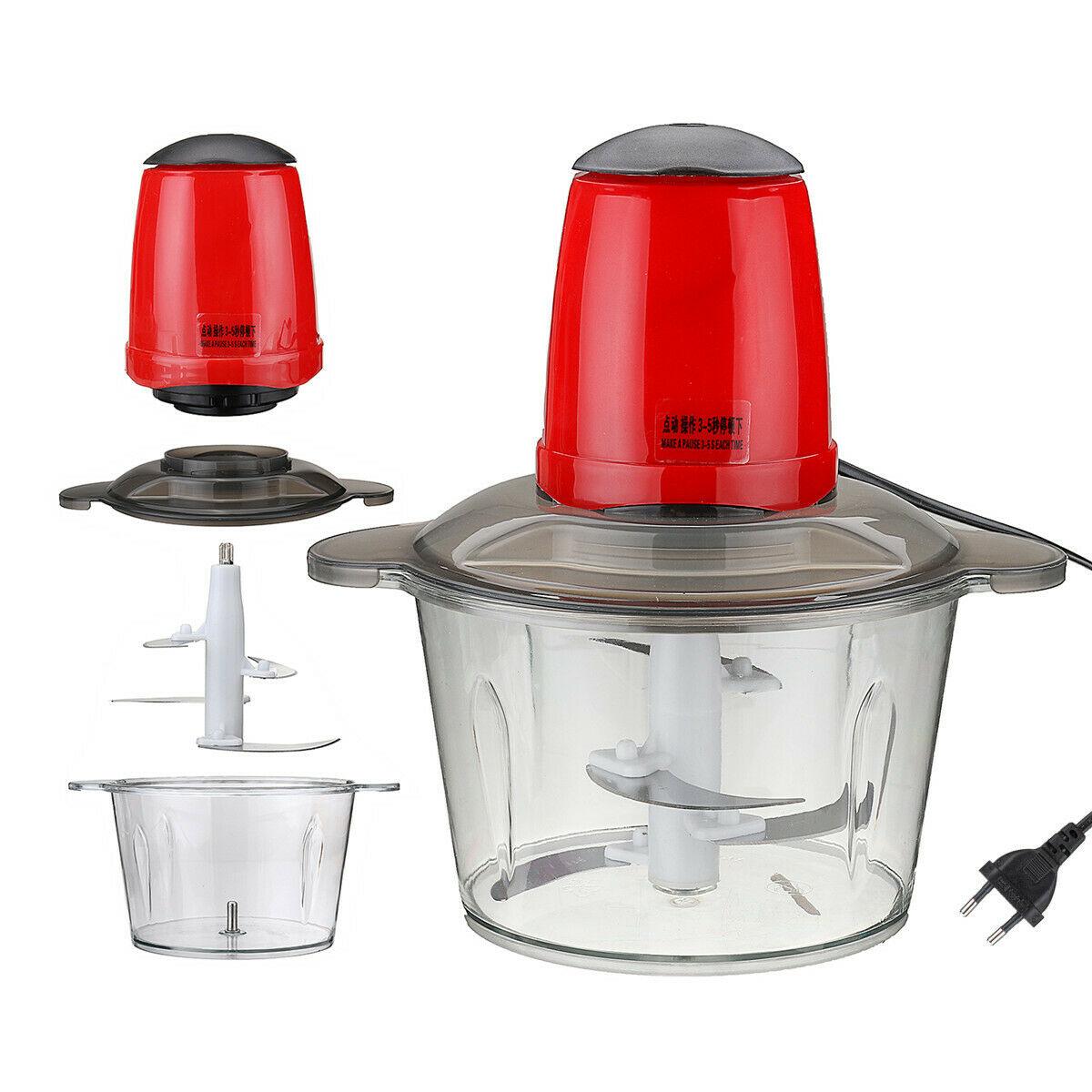 เครื่องบดสับ เครื่องบดสับ เครื่องผสมอาหาร 250 W ขนาด 2 ลิตร