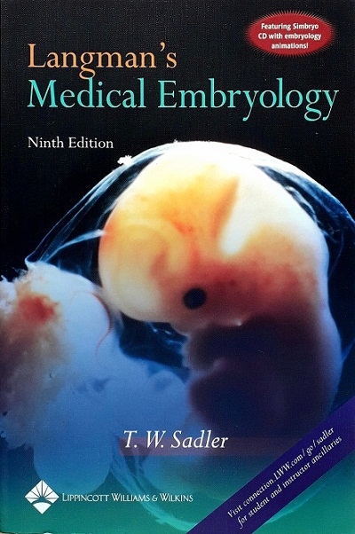 LANGMAN'S MEDICAL EMBRYOLOGY (WITH CD-ROM) (PAPERBACK) Author: T. W. Sadler Ed/Yr: 9/2004 ISBN:9780781743105