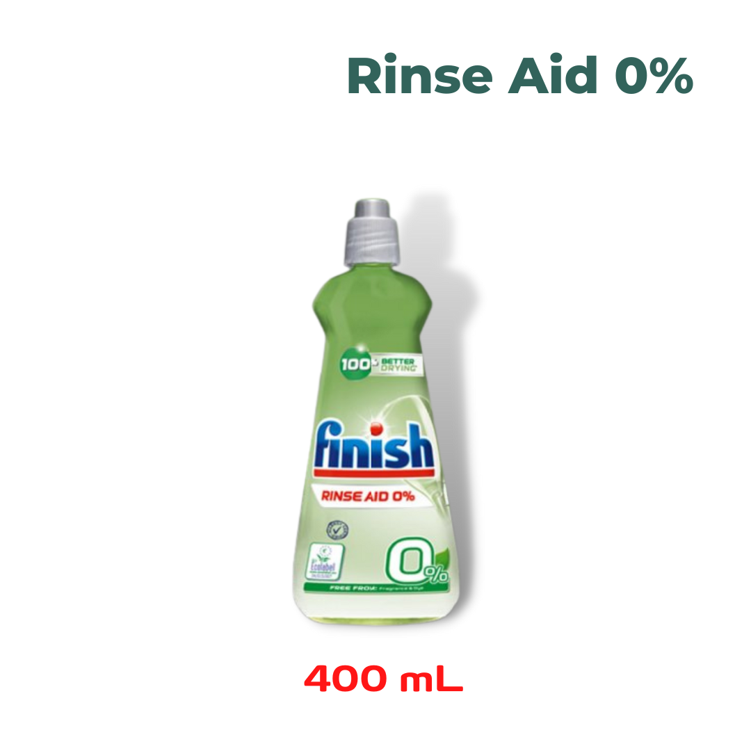 น้ำยาแวววาว Finish Rinse Aid ขนาด 400/800 ml สำหรับเครื่องล้างจานอัตโนมัติ ขนาด 400ml 0% ขนาด 400ml 0%