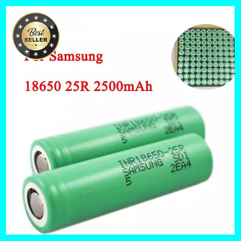 ถ่านชาร์จ 18650 Samsung INR 25R 2500 mAhเต็ม 1PCS/ก้อน เลือก 1 ชิ้น อุปกรณ์ถ่ายภาพ กล้อง Battery ถ่าน Filters สายคล้องกล้อง Flash แบตเตอรี่ ซูม แฟลช ขาตั้ง ปรับแสง เก็บข้อมูล Memory card เลนส์ ฟิลเตอร์ Filters Flash กระเป๋า ฟิล์ม เดินทาง