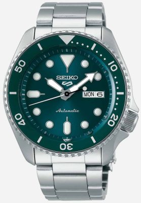 ดูภาพ นาฬิกาข้อมือผู้ชาย SEIKO Automatic New 5 Sports THE HULK รุ่น SRPD61K1หน้าปัด และ ขอบ สีเขียว รุ่นขายดี สำรองพลังงานนานสูงสุด 41 ชั่วโมง ขนาดตัวเรือน 42.5 มม. เพิ่มเติม นาฬิกาข้อมือผู้ชาย SEIKO Automatic New 5 Sports THE HULK รุ่น SRPD61K1หน้าปัด และ ขอบ สีเขียว รุ่นขายดี สำรองพลังงานนานสูงสุด 41 ชั่วโมง ขนาดตัวเรือน 42.5 มม.