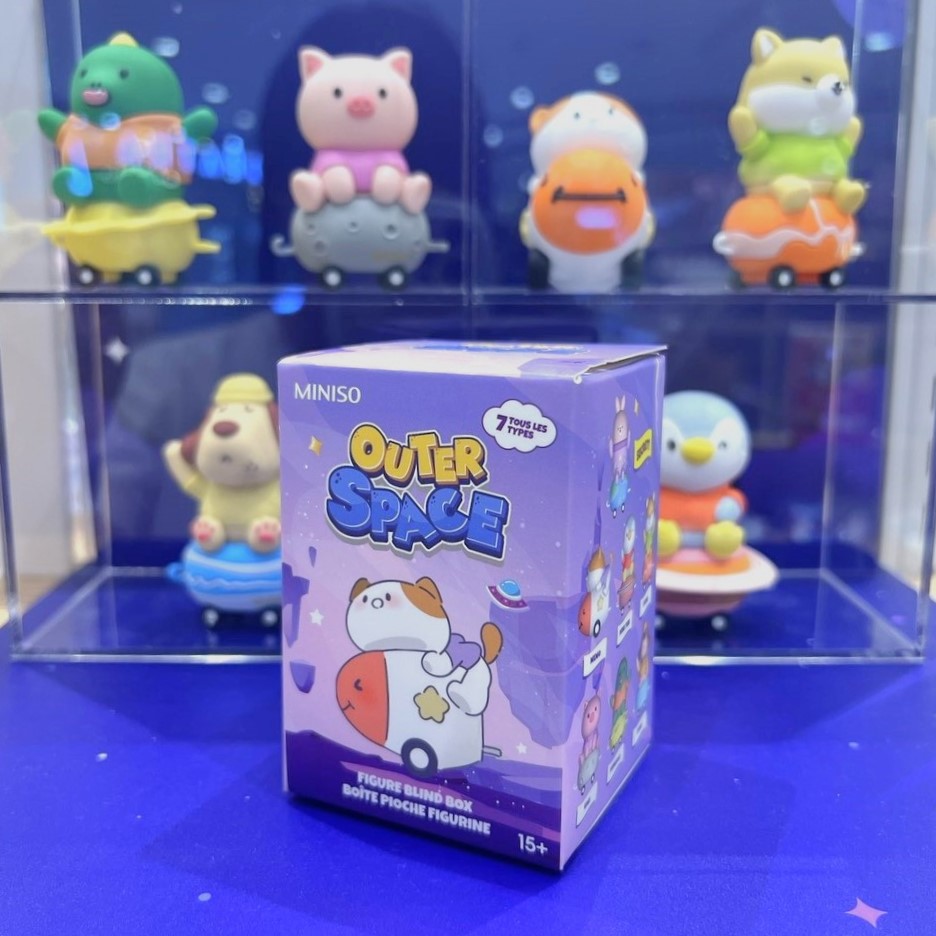 Mini So Expansion MINISO กล่องฟิกเกอร์โมเดล Mini Family Galaxy Adventure Series - มินิโซ ...
