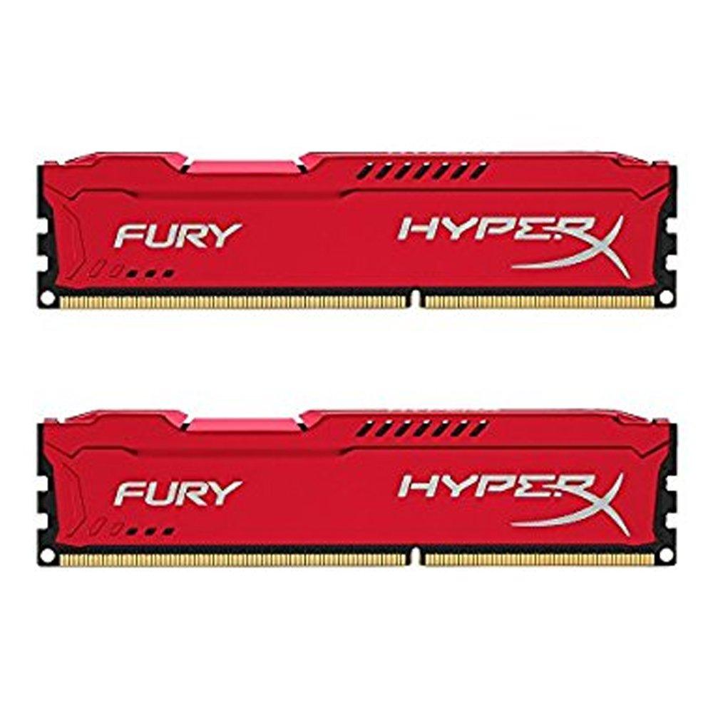 8GB (4GBx2) DDR3/1600 RAM PC (แรมพีซี) KINGSTON HyperX FURY RED ...