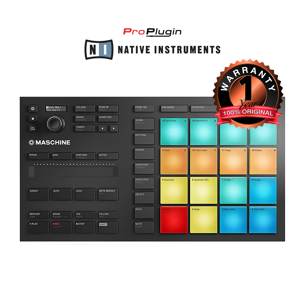 Native Instruments Maschine Mikro Mk3 Drum MIDI Controller เครื่องสร้างจังหวะ ทำบีท ทำเพลง (ProPlugin)