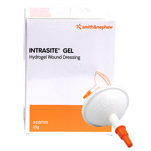 INTRASITE GEL อินทราไซท์ เจล สำหรับใส่แผลกดทับ แผลเบาหวาน เจลเรื้องเนื้อ 25 กรัม 1 กล่อง