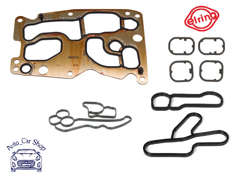 ชุดโอริงฐานกรอง (Gasket Set) ยี่ห้อ ELRING ครื่อง N47 BMW รุ่น E90,F20,F30,F10,F02,X1/E84,X3/F25,X5/E70 เบอร์ 11428516396 ,11428580682, 11428580680, 11428580681