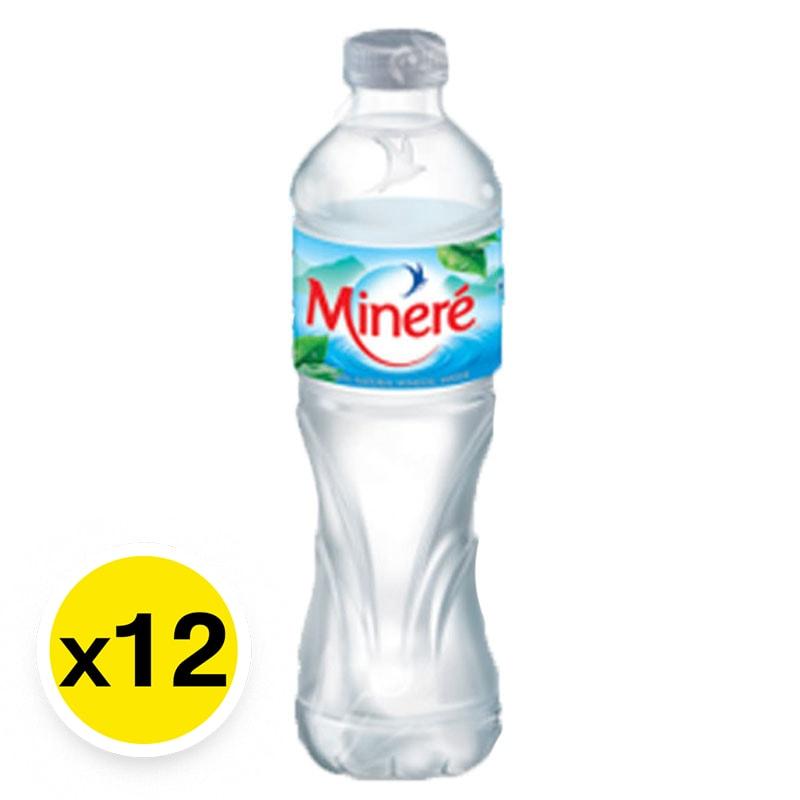 มิเนเร่ น้ําแร่ธรรมชาติ 500 มล. x 12 MINERE Mineral Water 500 ml x 12 ...