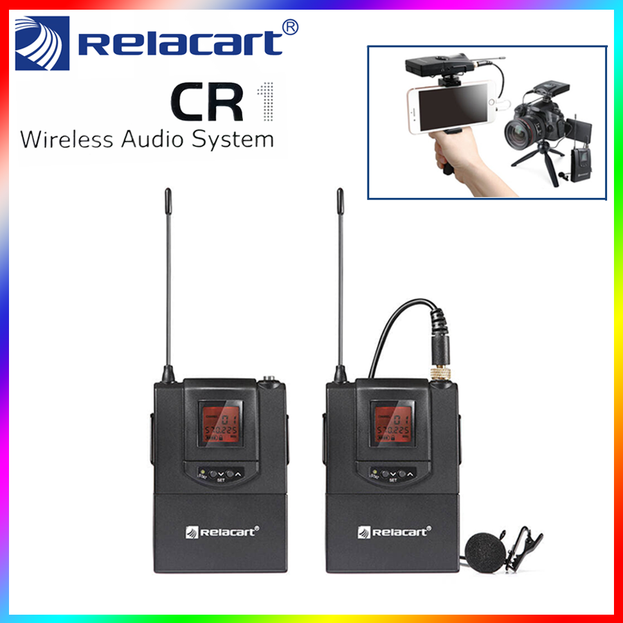 Relacart CR1 wireless microphone สำหรับ สมาร์ทโฟน และ กล้องดิจิตอล