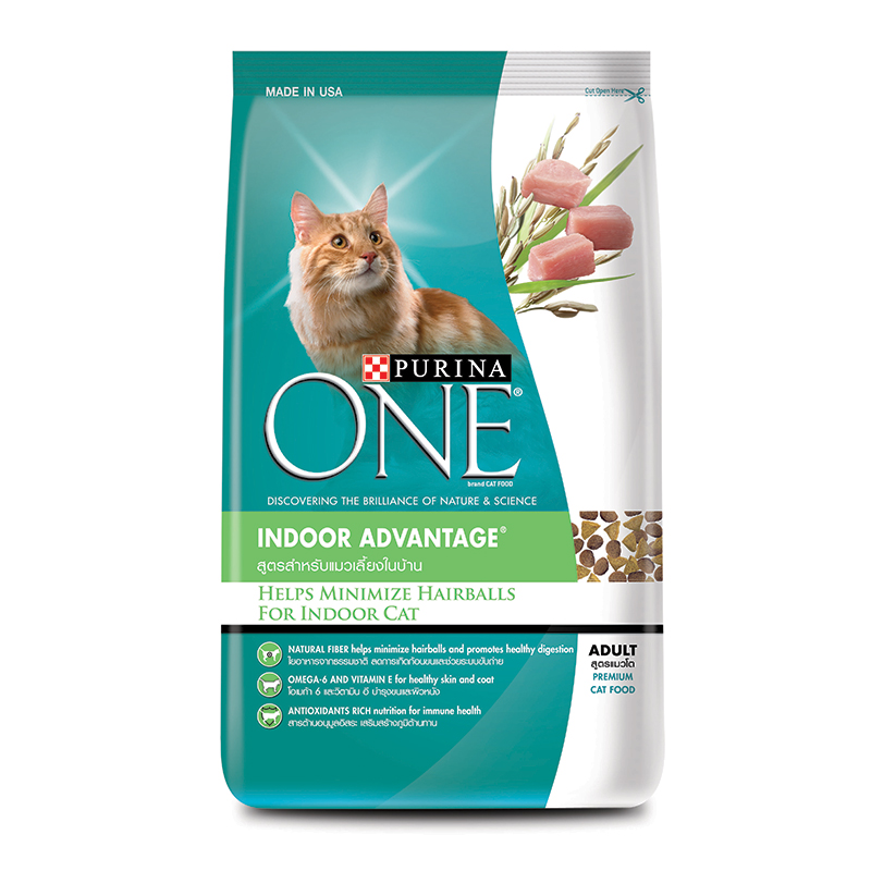 ราคา Purina One Indoor Cat Food 3 kg เพียวริน่าวัน อาหารแมว เลี้ยงใน