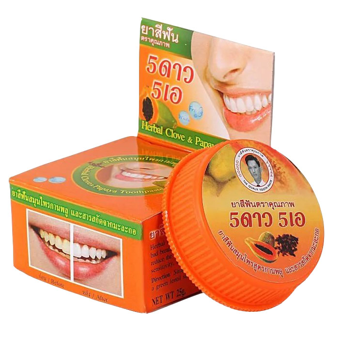 ยาสีฟัน Toothpaste 5Star 5a 25g (12 pack) - Ananas Market - ThaiPick