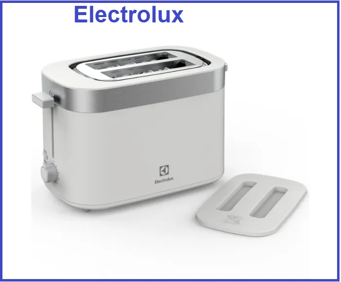 **ส่งฟรี**ELECTROLUX เครื่องปิ้งขนมปัง 2 ช่อง รุ่น ETS1303W / E2TS1-100W  มีฝาปิด รับประกันศูนย์