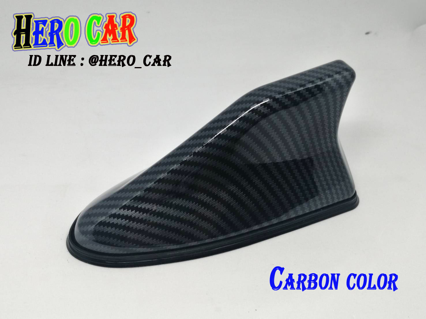 เสาฉลาม JS RACING  สีเคฟล่า  Carbon color  เสาอากาศ วิทยุ ครีบฉลาม FM / AM สำหรับติดรถยนต์ รับสัญญาณได้ดี มียางรอง ใส่ได้ทุกรุ่น
