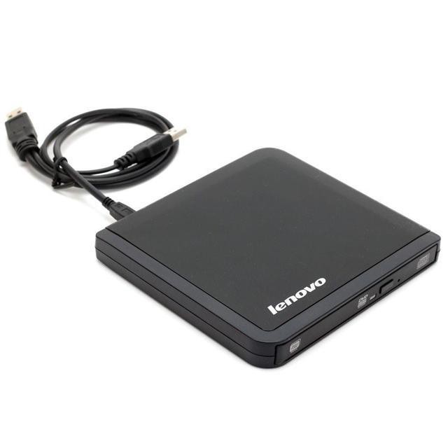 Lenovo Slim USB Portable DVD Burner 0A33988 เครื่องอ่านดีวีดีแบบบางพกพาสะดวก  สินค้าใหม่ ของแท้ รับประกัน 1 ปี (0193)