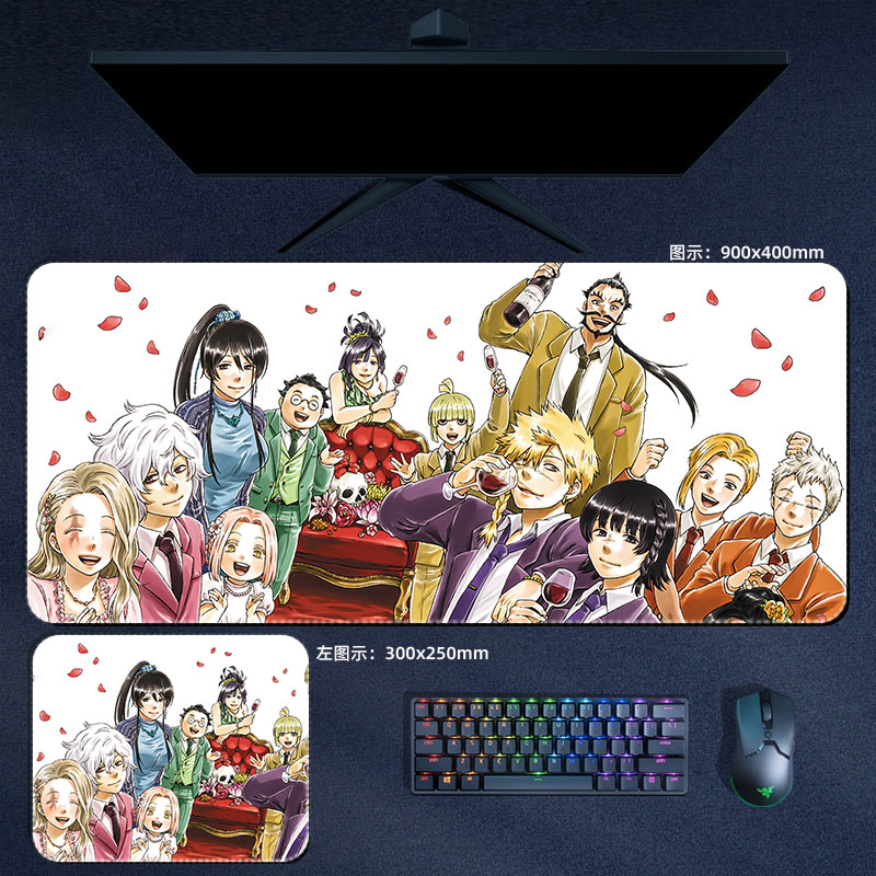 Anime Hells Paradise Mouse Pads Jigoku Raku Gabimaru Sagiri Choubei Touma  Xxl Mousepad Manga Computer Pad Acessórios Desk Mats - AliExpress