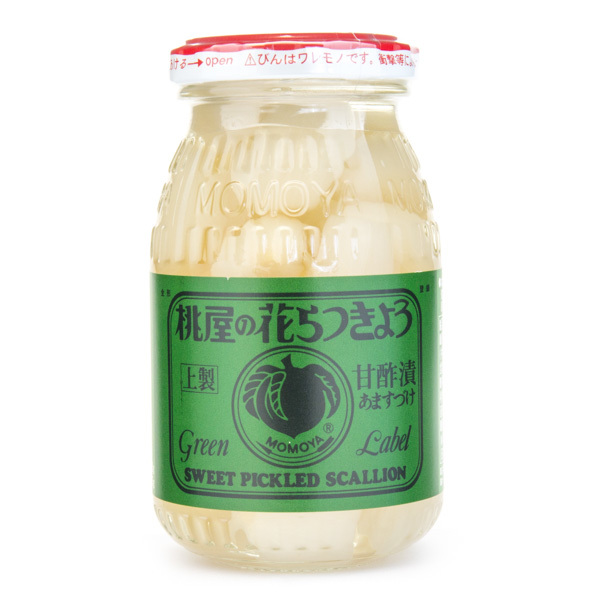 Momoya Hana Rakkyo Pickled Japanese Scallions ฮานะ รัคเคียว [หัวรัคเคียวดอง] 115 g