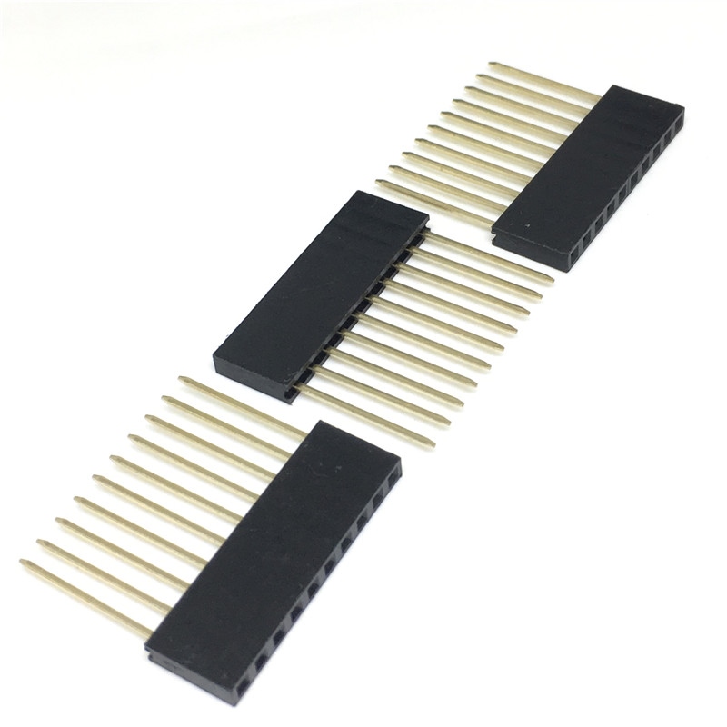 20PCS 10 PIN Single Row Straight FEMALE PIN HEADER 2.54MM PITCH pin ...
