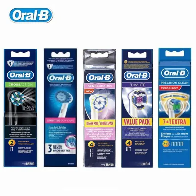 หัวแปรง Oral-B หัวแปรงสีฟันไฟฟ้าของแท้Precision Clean Electric Toothbrush Heads (สามารถใช้ได้กับทุกรุ่น)พร้องส่ง