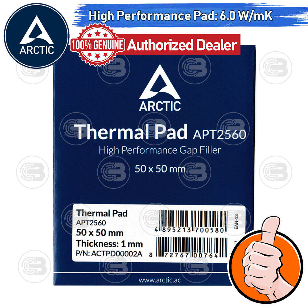 ?Arctic Thermal Pad 50x50 mm./1.0 mm./6.0 W/mK