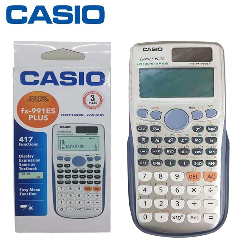 Casio เครื่องคิดเลขวิทยาศาสตร์คาสิโอ รุ่น fx-991ES Plus calculator เครื่องคิดเลขการเขียนโปรแกรมวิทยาศาสตร์เครื่องคิดเลขมืออาชีพสำหรับสถิติวิศวกรรม