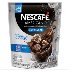 ราคาเนสกาแฟ อเมริกาโน่ ไม่มีน้ำตาล Nescafe Americano NO SUGAR [แพ็ค 27 ซอง]