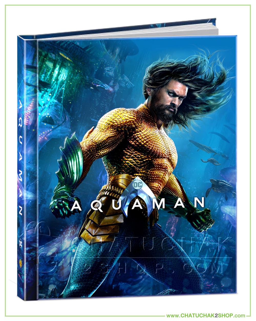 เจ้าสมุทร (ดิจิบุ๊ค บลูเรย์ 3 มิติ & บลูเรย์ปกติ) / Aquaman Blu-ray Digibook Includes 2D & 3D