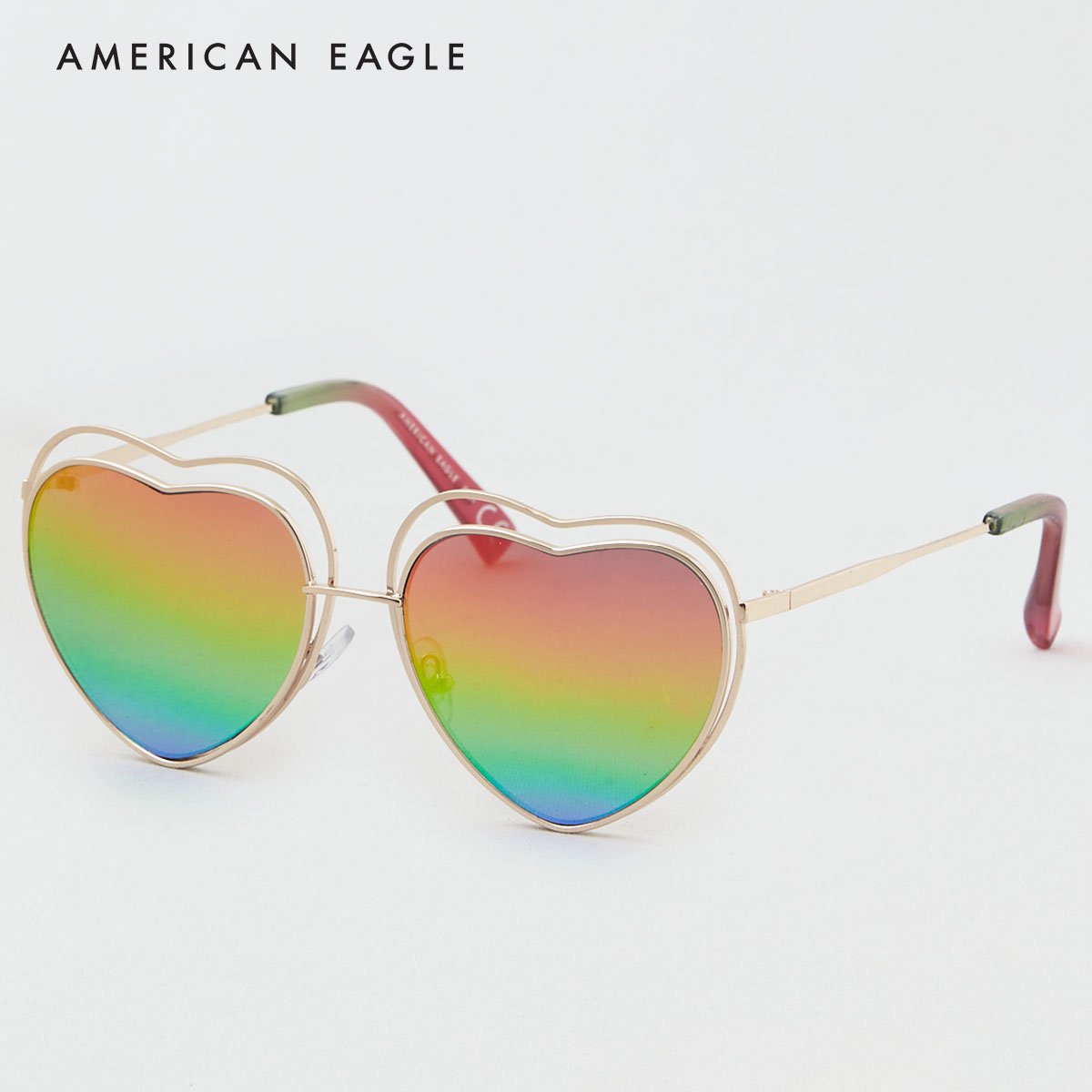 American Eagle Rainbow Heart Sunglasses แว่นตา ผู้หญิง แฟชั่น(048-8601-900)