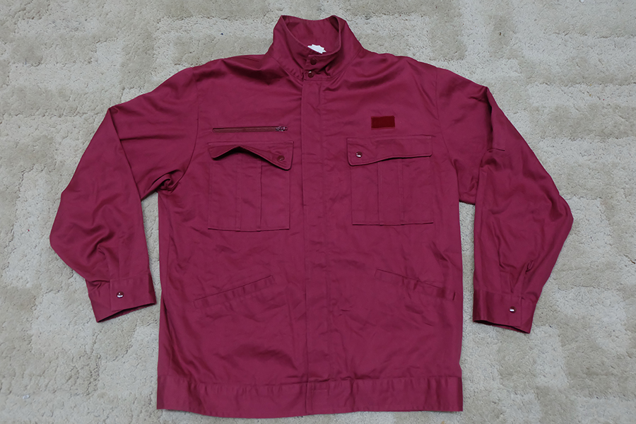 เสื้อช็อป เสื้อช่าง เสื้อช็อปช่าง​ เสื้อทำงาน เสื้อยูนิฟอร์ม​ uniform​ work​ ​shirt มือ 1 ของญี่ปุ่น ไซส์ LL