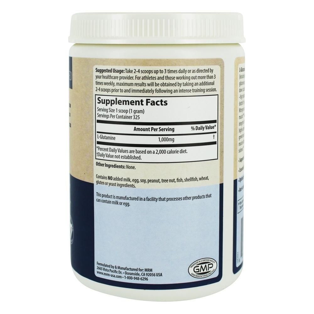 โปรโมชั่น MRM LGlutamine 325 กรัม ชนิดผงเกล็ด เอ็มอาร์เอ็ม แอลกลูตา