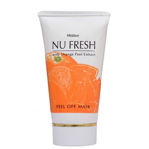 Mistine Nu Fresh With Orange Peel Off Mask 50g. เจลลอกหน้า สำหรับผู้ชาย สูตรเปลือกส้ม ขจัดสิวเสี้ยนและสิ่งสกปรกบนใบหน้า เผยผิวสะอาดสดใส