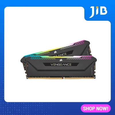 16GB (8GBx2) DDR4/3200 RAM PC (แรมพีซี) CORSAIR VENGEANCE PRO SL RGB (BLACK) (CMH16GX4M2Z3200C16)