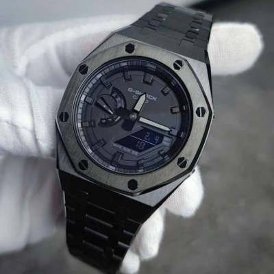 G-Shock All in Black Casioak Gen3 AP Style รุ่น GA-2100-1A1 Steel G-Shock All in Black Casioak Gen3 AP Style รุ่น GA-2100-1A1 Steel