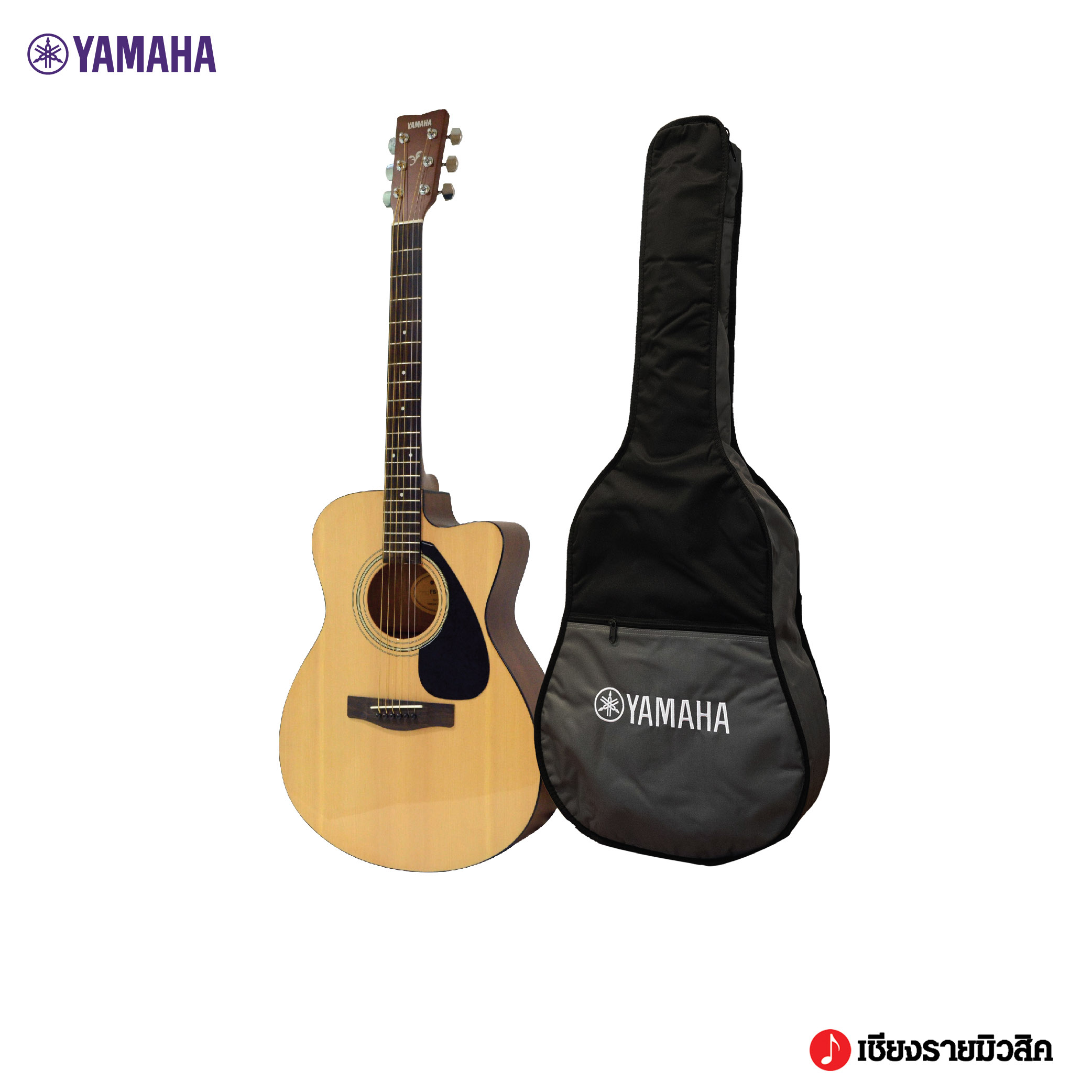 YAMAHA FS100C Acoustic Guitar กีตาร์โปร่งยามาฮ่า รุ่น FS100C + Standard Guitar Bag ขนาด 41 นิ้ว สีไม้