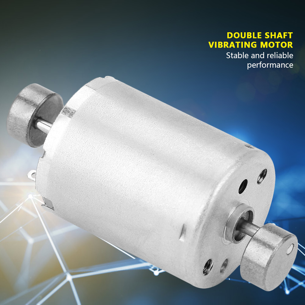 Vibrating Motor DC Double Shaft Strong Vibration 12V 31mm Length