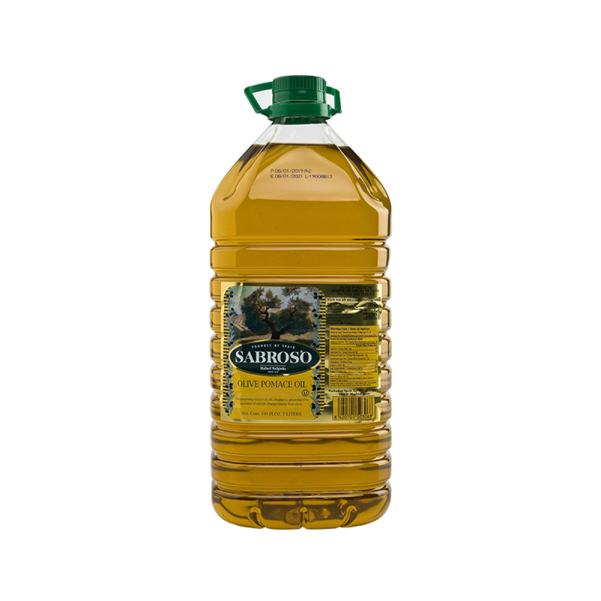 Sabroso Extra Virgin Olive Oil 5 lTR
