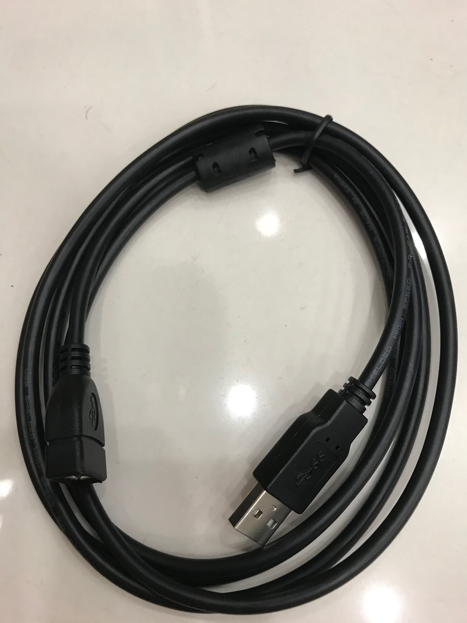 สาย USB 2.0 ต่อยาว AM/AF (ผู้-เมีย) ความยาว 1.8 เมตร(สีดำ)