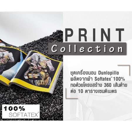 Dunlopillo ชุดผ้าปูที่นอน 3.5ฟุต 3ชิ้น รุ่น DL-22 ส่งฟรี Kerry