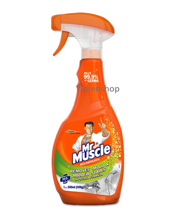 mr muscle มิสเตอร์มัสเซิล ทำความสะอาดห้องน้ำ ขจัดคราบรา mold and midew