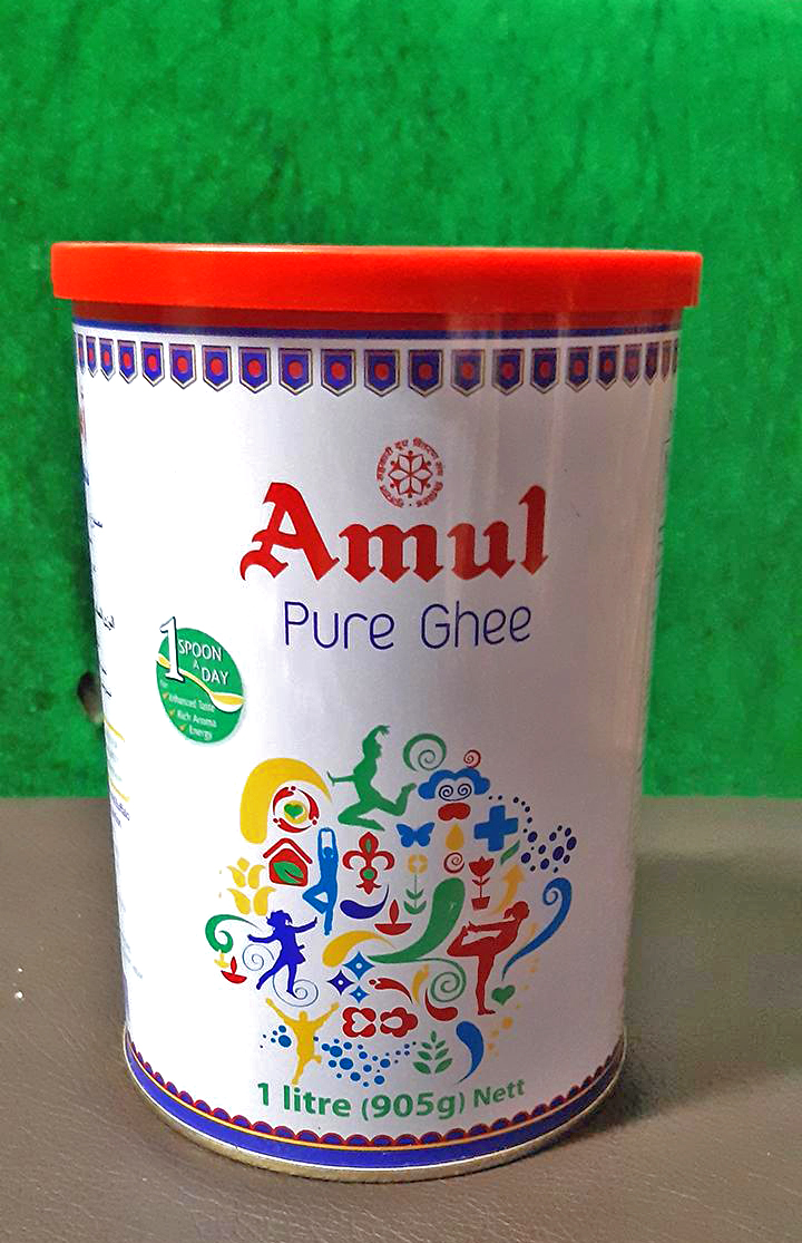 เนยแท้ 1kg เนยปรุงอาหาร เนยทาขนมปัง เนยแท้จากอินเดีย 100% Butter import From India Pure Ghee - (1kg) の本物のバター、調理用バター、100％インドのバター