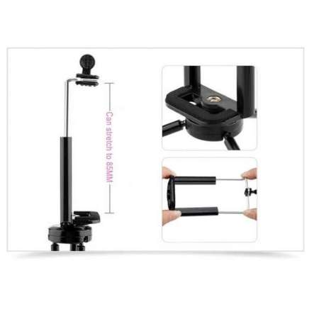 Camera Mobile Phone Self Timer Three Foot Tripod Mini All Metal Ultra Stable Triangle Bracket Universal Interface Accessories / กล้องมือถือตัวจับเวลาสามเท้า ขาตั้งกล้องขนาดเล็กโลหะอัลตร้ามั่นคงสามเหลี่ยมยึดอินเตอร์เฟซอุปกรณ์สากล