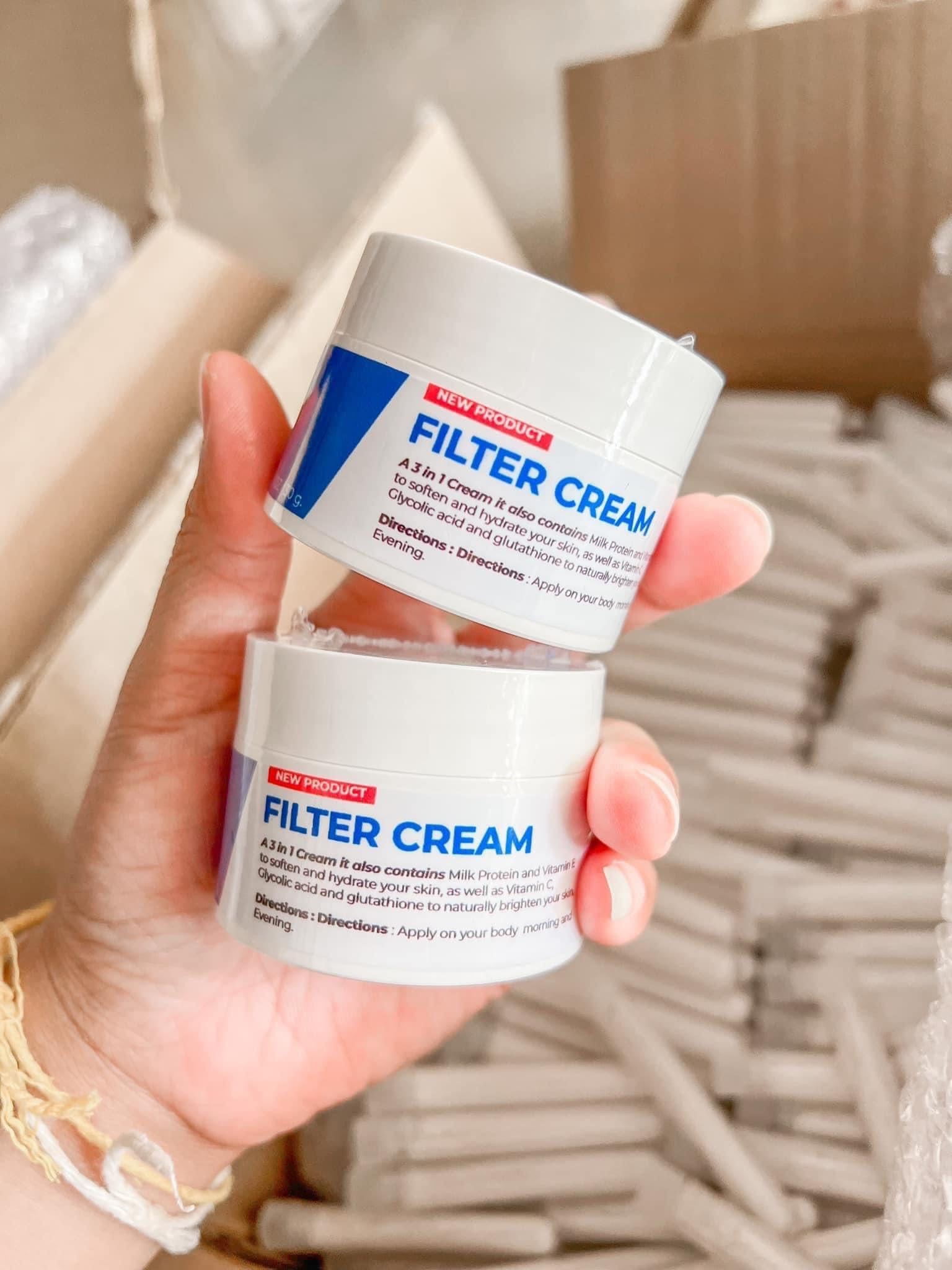 ครีมฟิลเตอร์(แถมผงกลูต้า) Filter Cream ขนาด 30 กรัม Beauty Goddess