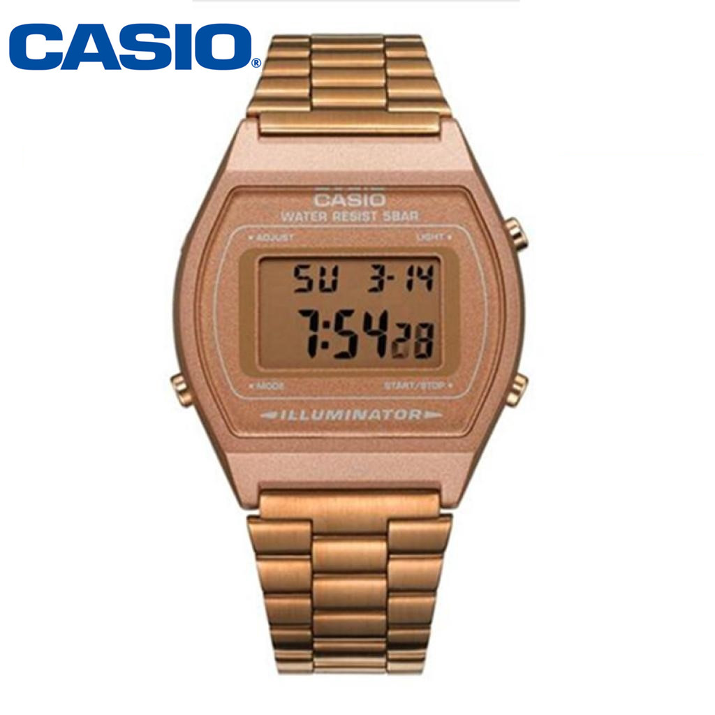 นาฬิกา Casio B640WC-5A สีโรสโกลด์ สุดฮิต (สินค้าขายดีมาก) - มั่นใจ สินค้าของแท้ 100% ประกันศูนย์ 1 ปีเต็ม