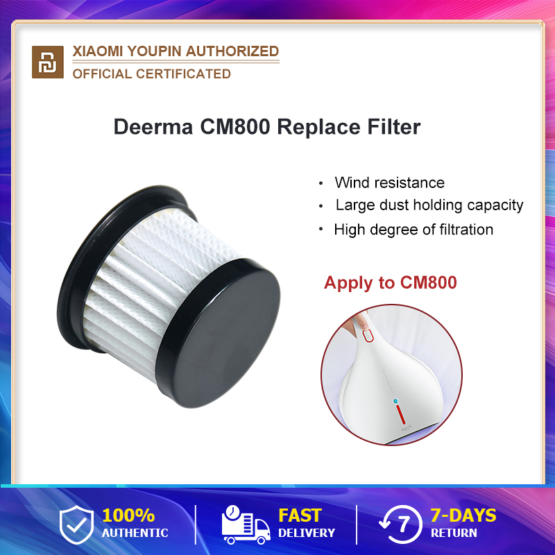 Deerma dust Mite Vacuum Cleaner Replace Filter  การฆ่าเชื้อด้วยอุณหภูมิสูงเพื่อกำจัดไรฝุ่น เปลี่ยนตัวกรอง  ไส้กรองสำรองสำหรับ