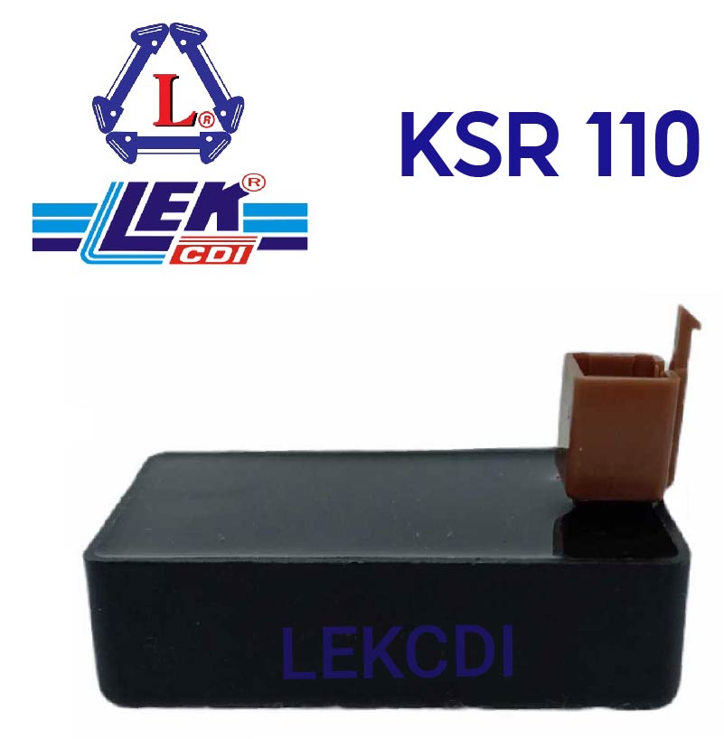 กล่องไฟ กล่องซีดีไอ CDI KSR 110 คาร์บู (คาวา) ใช้ได้ทั้งรุ่นแรก (ตาเหลี่ยม) และ รุ่นสอง (KSR PRO) (LEK CDI)