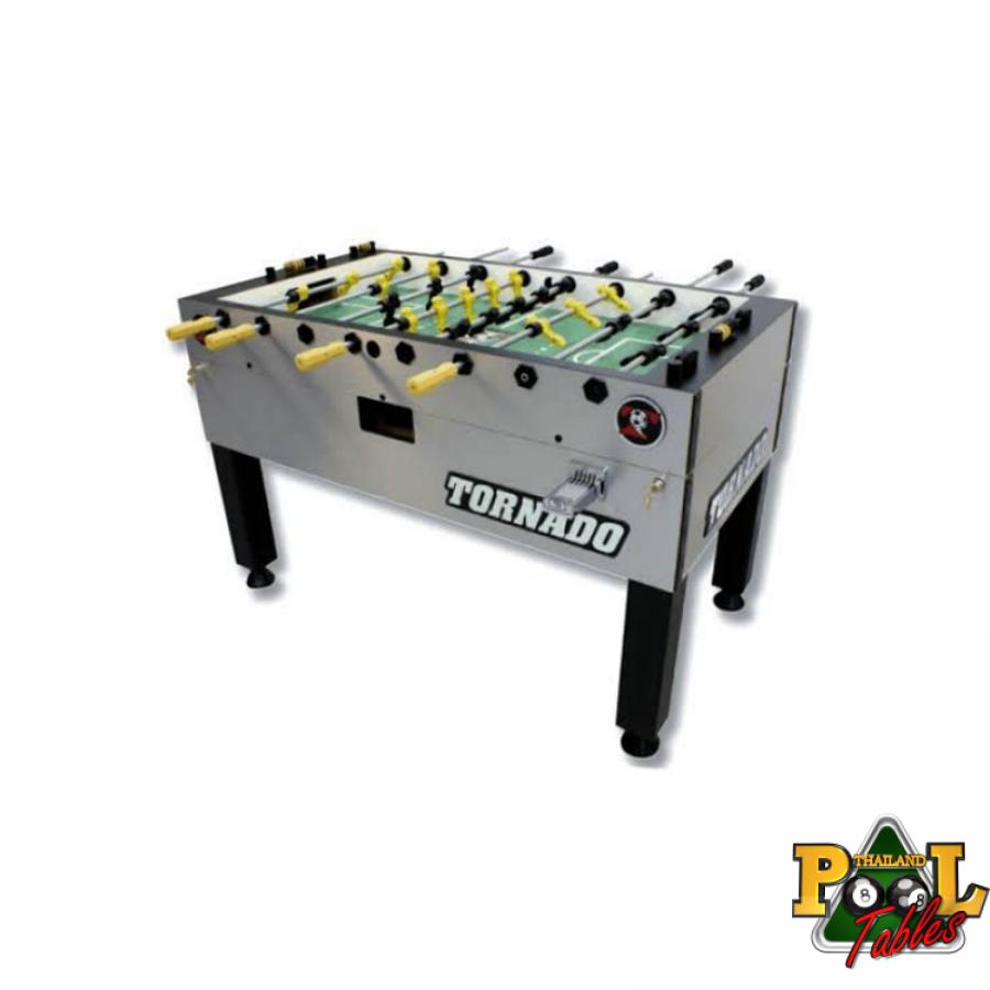 โต๊ะโกล์ โต๊ะฟุตบอลมือหมุน มาตรฐานแข่งขัน รุ่นหยอดเหรียญ Tornado T3000 Foosball Table (Coin Operated)