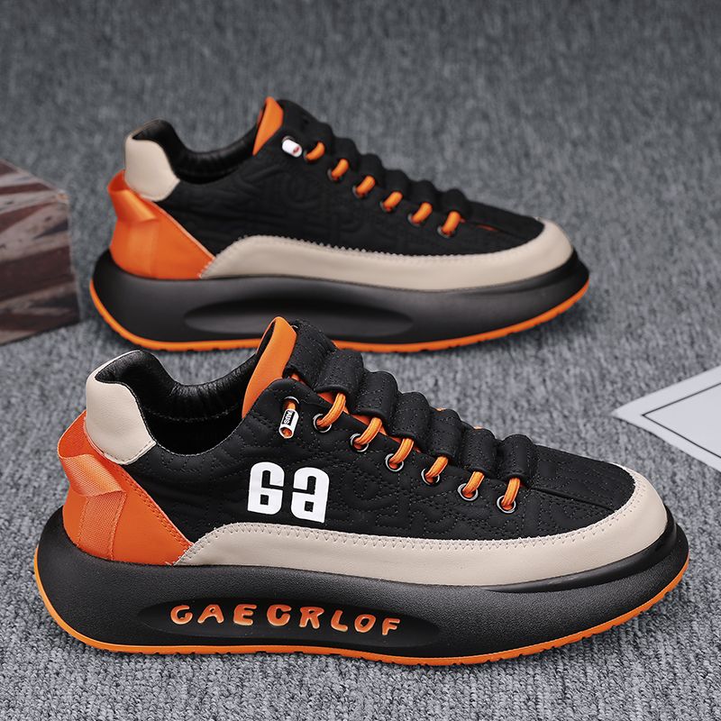 New Self-cultivation Thick bottom Flat Bottom Popular Trend Versatile Ultra Light Light Flat Shoes shoes for men