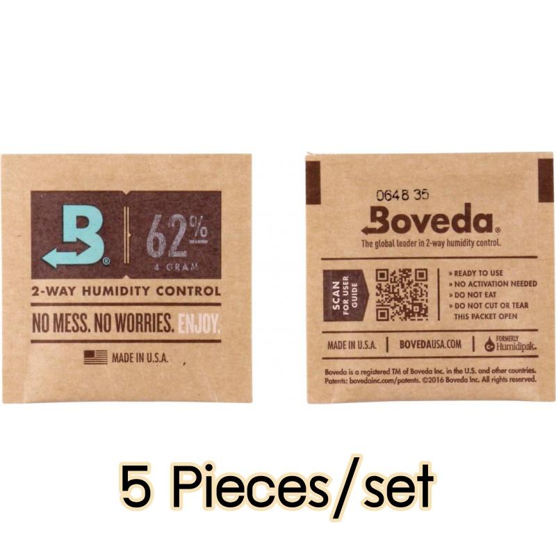 5PCS Boveda 2-way humidity control 62% rh 4-gram pack for herbal