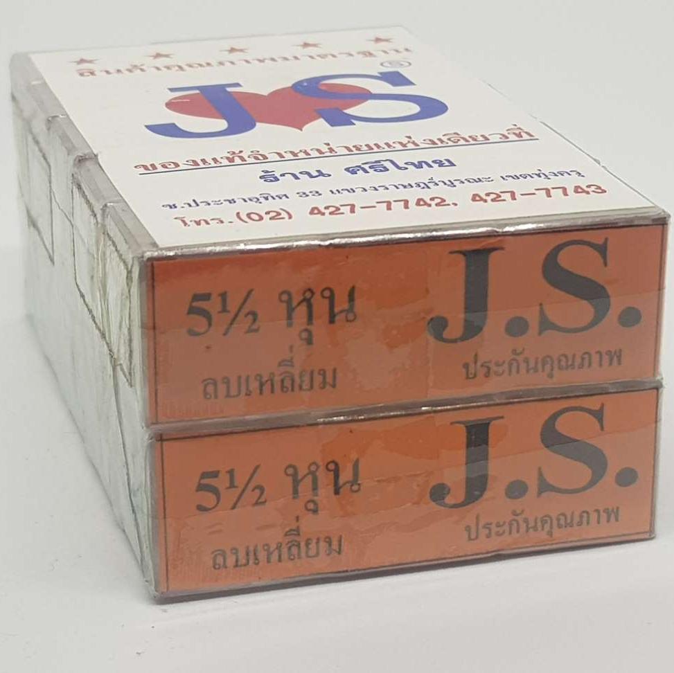 ลูกเต๋า JS เนื้ออะคริลิคใส ขนาด 5.5 ลบเหลี่ยม.